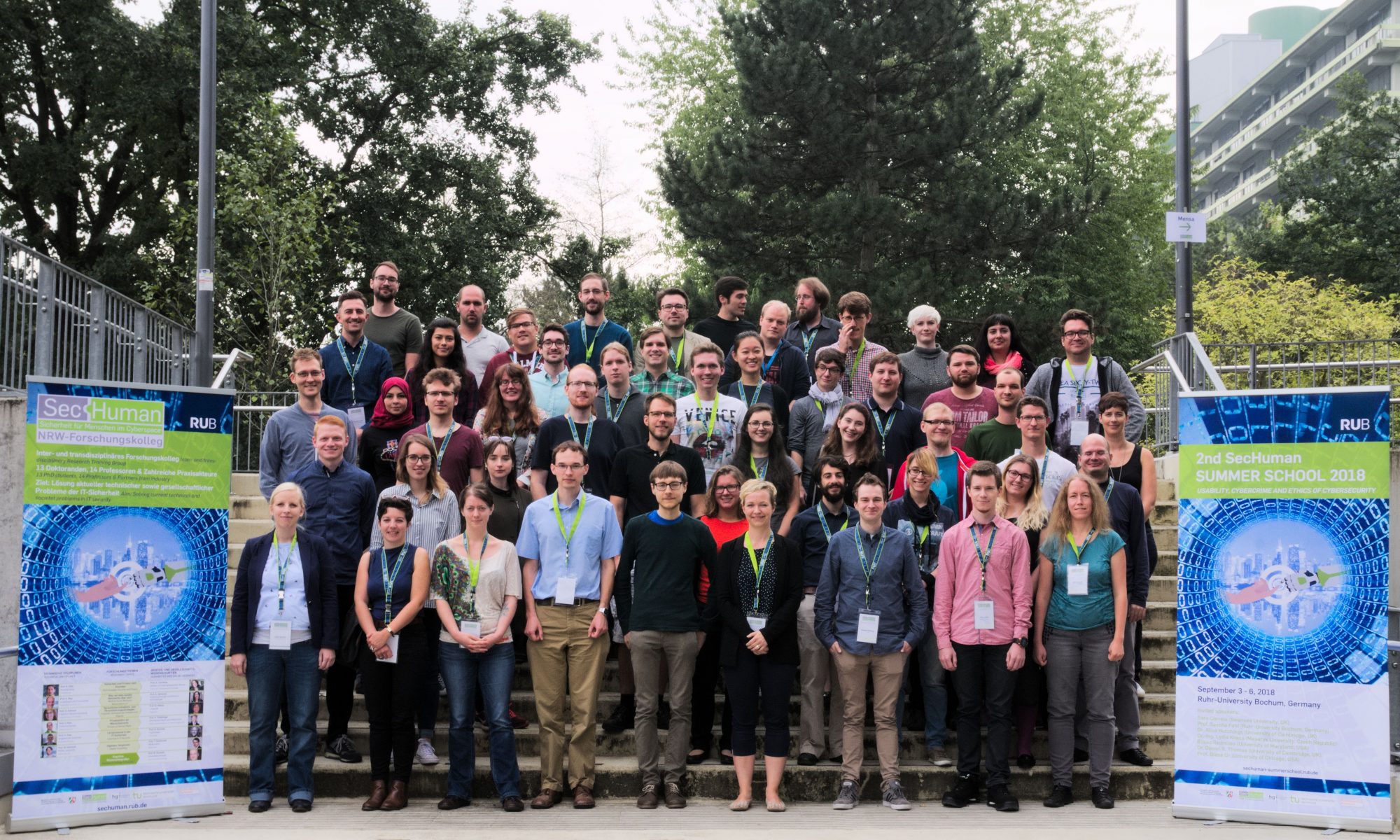 group picture SecHuman Summer School 2018